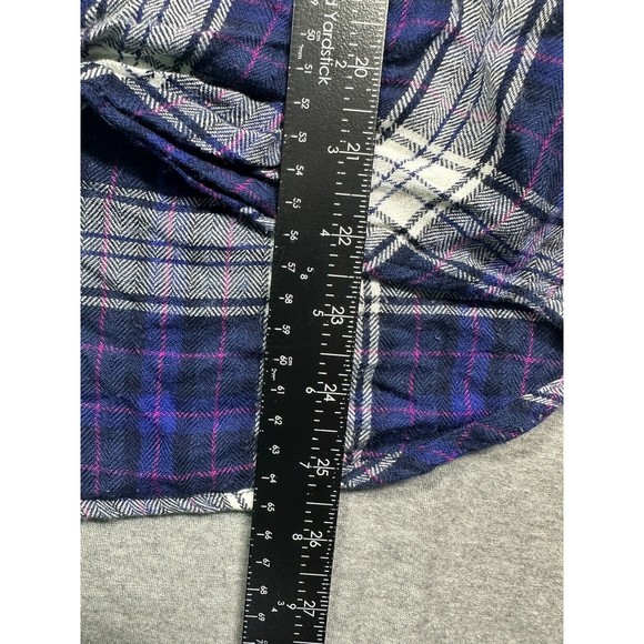 Rails Womens Size S Button Down Hunter Shirt Purple Plaid Soft Outdoor - Picture 4 of 7